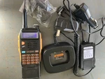 Baofeng GT-3TP Mark Iii Two Way Radio, Tested Working W/charger Uhf/vhf. Fixed Price $39.99.