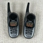 Uniden GMRS720-2 Long Range Walkie Talkies Pair Gray Black Two Way Radios Works. Fixed Price $19.97.
