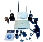 Icom IP1000C System Kit W/ 2 IP100H Chargers Router Pelican Cas. Fixed Price $1785.00.