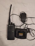 Untested Motorola Rdx RDU4100 Two Way Radio With Charger. Fixed Price $125.00.