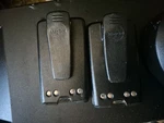 2X Motorola BPR40 Batterys W Clip +free Charge Station. Fixed Price $54.00.