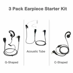 3-PIECE Two-way Radio Earpiece Set For Motorola CP200 CLS1110 CLS1410 RDM2070D. Fixed Price $32.99.