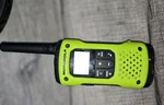One Motorola Talk About T600 H20 Water Resistant 35 Mile Range Two Way Radio. Fixed Price $32.58.