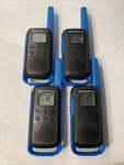 Motorola Talkabout T21X T27X Two-way Radio Set 4 Units Tested. No Batteries.. Fixed Price $65.00.