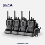 4 Pack Baofeng BF-88A Walkie Talkie 2 Two Way Radio Long Range Handheld Frs. Fixed Price $39.99.