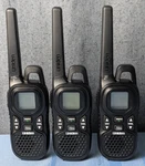 Uniden SX167-3CH Walkie Talkie 3-PACK Black Mile Range 22 Two-way Radios. Fixed Price $39.99.
