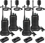 Retevis RB29 Way Long Range,two Radios With Waterproof Black. Fixed Price $153.58.