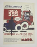 Antique Litho Hafa 555 Oil Truck Berliet 12 Gak Gbk Gr Tractor Poster. Fixed Price $116.91.