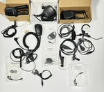 Impact Speaker Mics + Earpiece Lot For Motorola. Fixed Price $49.99.