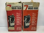 Vtg 70S Realistic TRC-4 Transistor Walkie-talkies Set Of 2 W/boxes (radio Shack). Fixed Price $49.99.