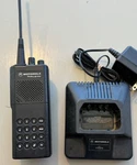 Motorola Uhf GP300- 8 Channel With Keypad + Charger, Collector's Item. Fixed Price $30.00.
