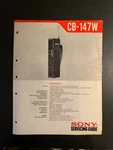 Sony CB-147W Portable Radio Original Service Manual 1967. Fixed Price $9.99.