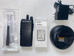 Refurbished Motorola CP100D 403-480 Mhz Uhf Radio & Antenna AAH87YDC9JC2AN. Fixed Price $195.00.