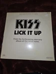 Kiss Lick It Up Exclusive Radio Only Vinyl Promo 12" Single - Cover Damage Gene. Fixed Price $99.99.