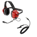 Racing Headset For Motorola Radio With Noise Red APX7000 APX8000 XPR6350 XPR6550. Fixed Price $199.00.