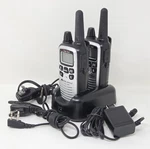 Midland LXT600PA Two-way Radio Set W/ Dual Desktop Charger & Accessories. Fixed Price $70.00.