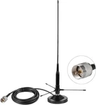 Uhf Vhf Dual Band 136-174MHZ 400-470MHZ Magnetic Base Mount Soft Whip Antenna Wi. Fixed Price $38.95.