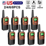 Long Range 100 Mile Walkie Talkie Two Way Radio Charge Headset Waterproof Us. Fixed Price $75.98.