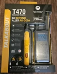 Motorola Talkabout T470 Two-way Radio, 35 Mile, 2 Pack, Noaa, Black & Yellow. Fixed Price $84.99.