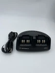 Motorola BC6LMVIR01 Class 2 Dual Walkie Talkie Charger Base Cradle Tested Works. Fixed Price $32.95.