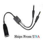 Helicopter To General Aviation Headset Adapter, Ga. Fixed Price $22.99.