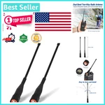6-INCH Vhf/uhf Dual Band Antenna 2-PACK For Baofeng & Yaesu Radios. Fixed Price $17.99.