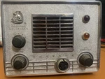 Johnson Viking Messenger Radio Silver /115V. Fixed Price $49.99.