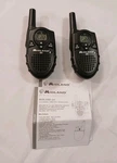 Set Pair Midland G4 Handheld 22-CHANNEL 3-MILE Two Way Radio Walkie Talkie. Fixed Price $17.99.
