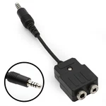 General Aviation Pilot To Helicopter Headset Adapter Cable Cord Dual Plug Ga. Fixed Price $40.80.