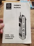 Fanon Model T909 Citizens Band Cb Transceiver Radio Instruction Owner's Manual. Fixed Price $17.95.