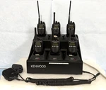 Lot Of 6 Kenwood TK-3173 TK3173 Uhf W/ Bays Charger & Batteries. Fixed Price $295.00.