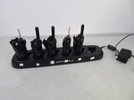 5 Motorola CLS1110 Radios Walkie Talkie W/ Charge Dock, Batteries, 3 Belt Clip. Fixed Price $249.99.